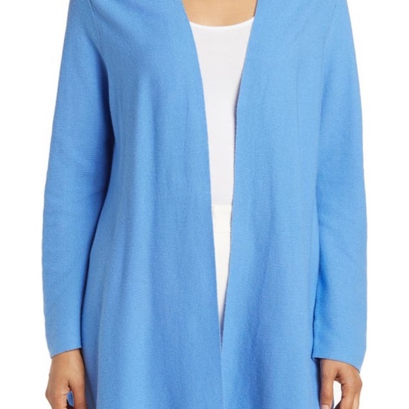 Eileen Fisher blue open sweater, Large - Picture 1 of 6